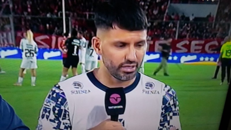 Jugó solo 10' y se lesionó, pero el "Kun" Agüero sigue ilusionado en volver al fútbol y lo explicó